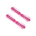 thumbnail image 3 of Woman Fun Decorative Belt Peach Heart Hole Lace Mesh Leg Belt, 3 of 6