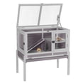 thumbnail image 1 of Aivituvin Guinea Pig Cages Indoor Rabbit Hutch with Removable Stand Anti Chewing Wooden, 1 of 9