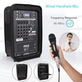 thumbnail image 4 of Pyle Stage & Studio Altavoz PA Bluetooth de 8 Pulgadas, Mezclador de Audio de 8 Canales, 4 of 7