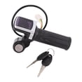 thumbnail image 2 of Empuñadura De Acelerador Para Patinete Eléctrico, Con Pantalla LED, Juego De Llaves De Bloqueo De Empuñadura De Acelerador De Medio Para Bicicleta Eléctrica, 2 of 7