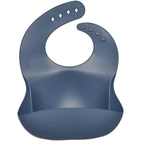Edinstore Baby Bibs Silicone Waterproof Easy To Clean For Babies/Toddler Unisex Wide Pocket Catches Food 10-72 months