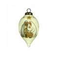 thumbnail image 4 of Nativity Holy Family Hand Painted Mouth Blown Glass Ornament, 4 of 4