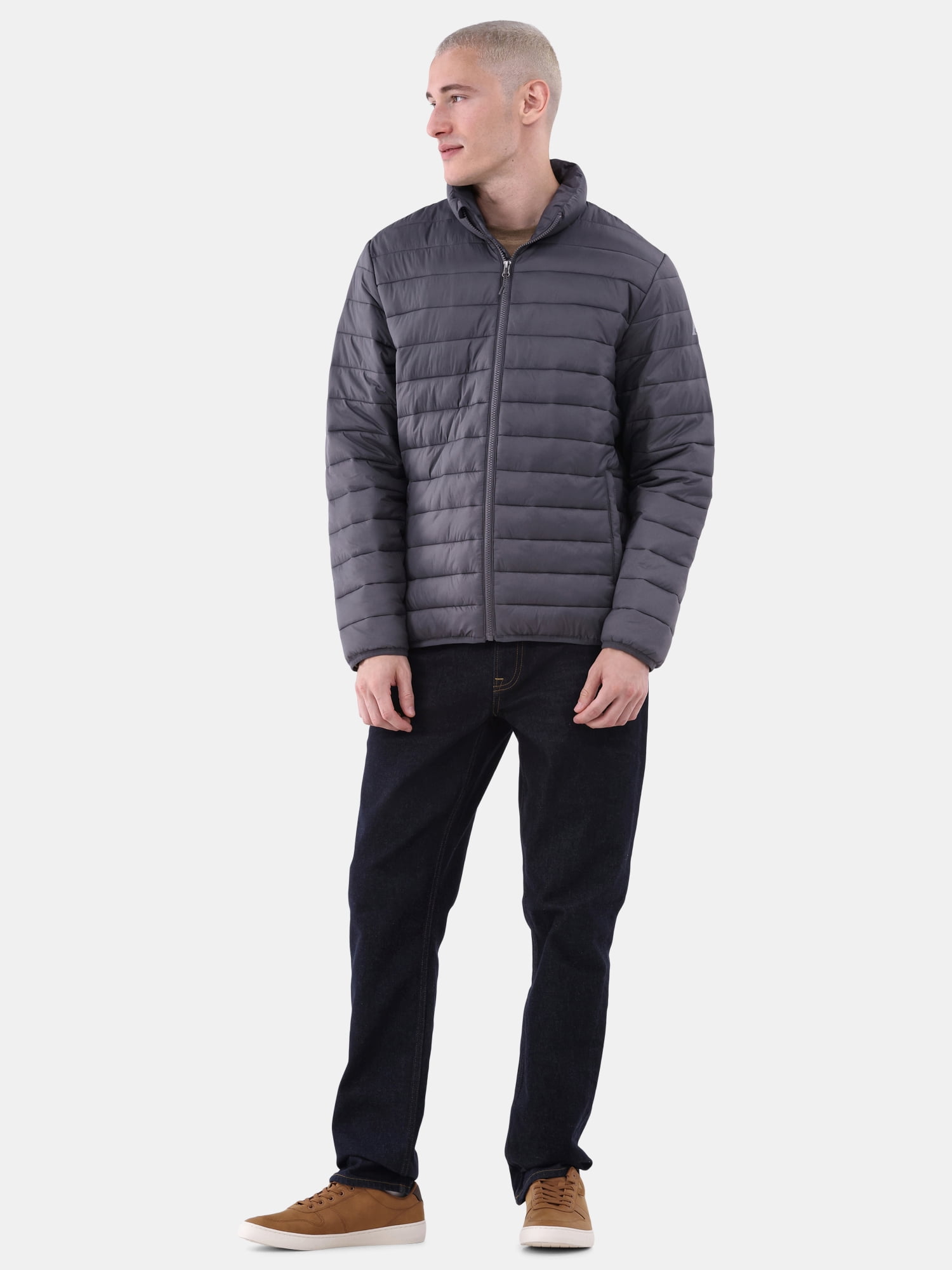 Ozark Trail Men's & Big Men's Puffer Jacket, Sizes S-3XL