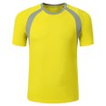 thumbnail image 3 of Manyakai kid Boy Cotton T-Shirts Active Athletic Performance Short-Sleeve Tee Shirt Dry Fit Golf Yellow 3XL, 3 of 6