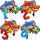 thumbnail image 2 of Juego de ramo de globos con temática de Inside Out, suministros para fiestas de cumpleaños 1.º y 2.º, globos de látex coloridos para niñas y niños, decoración para el hogar y exteriores, 2 of 5