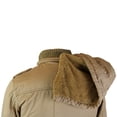thumbnail image 4 of Maximos Men's Premium Hooded Multi Pocket Sherpa Lined Bomber Jacket Sahara-01 (Camel,M), 4 of 8