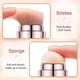 thumbnail image 4 of 4 in 1 Makeup Brush Set, Eyeshadow Eye Lip Face Concealing Blush Foundation Brush Brochas De Maquillaje Mini Travel Makeup Brushes (rose gold brush), 4 of 4