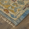 thumbnail image 2 of Feizy Fillmore Traditional Geometric, Blue/Yellow/Red, 4' x 6' Accent Rug Easy Care Stain Resistant Pet & Kid Friendly Bohemian & Eclectic Bordered Floor Rug for Living room Bedroom, 2 of 8