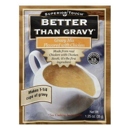 Better Than Gravy Flavored with Chicken Gravy Mix, 1.25 OZ (Pack of
