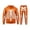 Orange, variant on Halloween Unisex Tracksui Skeleton Hoodies And Sweatpants Set for Boy Girl 2 Piece Outfits Athletic Jogging Suits