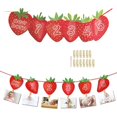 thumbnail image 3 of Banner fotográfico mensual Sweet Berry 1st Birthday Strawberry, 3 of 7