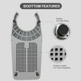 thumbnail image 3 of Electric Ice Shaver with Three Blades, 380W Snow Cone Maker, Prevent Splash Design, 286lbs/ Stainless Steel Shaved Ice, 3 of 4