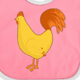 thumbnail image 4 of Inktastic Cute Yellow Chicken Boys or Girls Baby Bib, 4 of 4