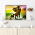 thumbnail image 4 of Cuadros Decorativos Elefante 5D DIY Diamond Painting Kits Resina Full Round Home Wall Ar Likrtyny embutido en tela, 4 of 9
