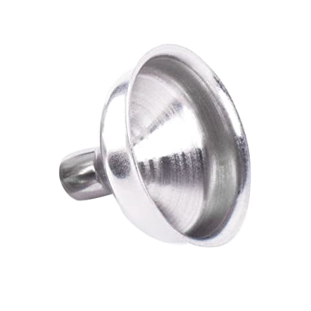 TIELUTT Stainless Steel Mini Funnels for Miniature Bottles Oils DIY Lipbalms Cooking Liquids Store And Pour Containers for Bar Useful Gadget Easy Pour Funnel Wide Mouth Jar Funnel Metal Canning Funnel
