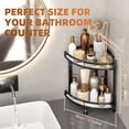 thumbnail image 2 of Organizador de baño de esquina YIWANFW con 2 estantes para encimera, 2 of 9