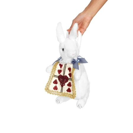 Wonderland White Rabbit Plush Purse