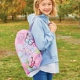 thumbnail image 5 of Three Cheers for Girls: Pink Butterfly Inflatable Lounge Chair- 6 Feet, 250 Lb. Capacity, Drawstring Carrying Bag, Teens Tweens & Girls Ages 6+, 5 of 7