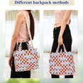 thumbnail image 4 of FORMRS Womens Corduroy Tote Bag Crossbody Shoulder Purse Handbag with Detachable Strap, Sardine Plaid Pattern, 4 of 7