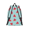 thumbnail image 3 of Balery Watermelon Vintage Canvas Backpack for Men and Women - Large Capacity, Durable Travel Laptop Bag for School, Work, Hiking, and Outdoor Activities, 3 of 7