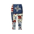 thumbnail image 5 of Wiyuqeen USA Flag Capris for Women High Waist 4th of July Leggings Casaul Independence Day Gym Pants Plus Size Yoga Sporty Capris Pants, 5 of 5