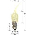 thumbnail image 2 of National Artcraft® Flame-Style 6W Silicone Dipped Light Bulb - Produces a Soft Glow - (Pkg/5), 2 of 3