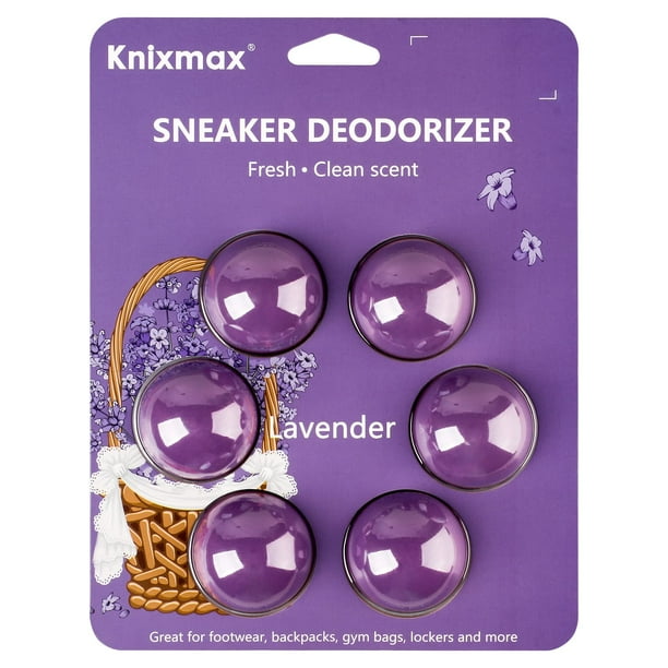 Knixmax Sneaker Deodorizer Balls Odor Eater for Shoes Gym Bag Locker