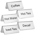 thumbnail image 2 of Shisuyan 5pcs Coffee Table Signs Tea Signs Beverage Coffee Tea Labels Table Tent Sign Food Service Table Signs, 2 of 2