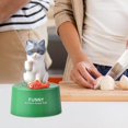 thumbnail image 7 of Cat Kitchen Timer Timer Creative Cute Cat Mechanical Timer Kitchen Cooking Child Study Home Timer Management Countdown Timers (Green), 7 of 7