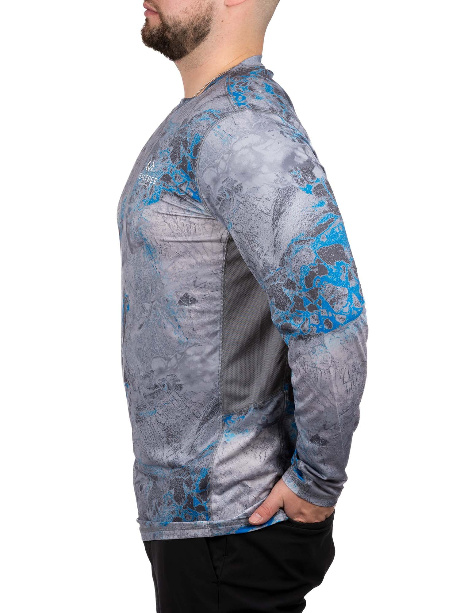 Realtree Men's Long Sleeve Performance Fishing Tee
