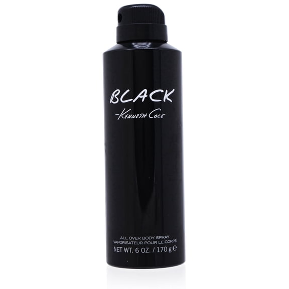 Kenneth Cole Black Body Spray for Men, 6 oz