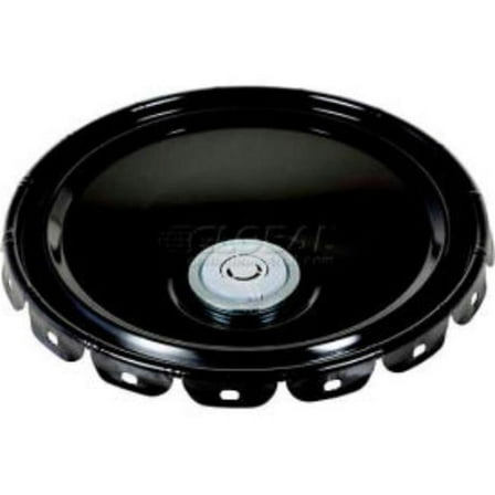 Vestil Manufacturing 987439 UN Spout-Top Lug Cover Lid LID-STL-S-UN for 5 gal Open Head Steel Pail - Black