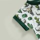 thumbnail image 4 of Blusa Mangas Cortas Ropa para bebé (niño o niña), peleles de verano para bebé recién nacido, monos holgados con cuello redondo Ygjytge Verde T 3/6M para Niña, 4 of 8