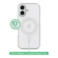 thumbnail image 2 of onn MagSafe Compatible Phone Case (Clear) and Glass Screen Protector with Easy Application Tray for iPhone 17, 2 of 10