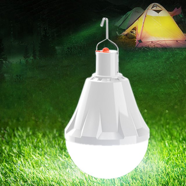 Lámpara colgante portátil recargable Wdftyju con bombilla LED Para acampar porche de patio