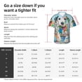 thumbnail image 6 of Lsque A Funny Little Dalmatian Puppy pattern Hawaiian Shirt for Men, Unisex Summer Beach Casual Short Sleeve Button Down Shirts-X-Large, 6 of 9