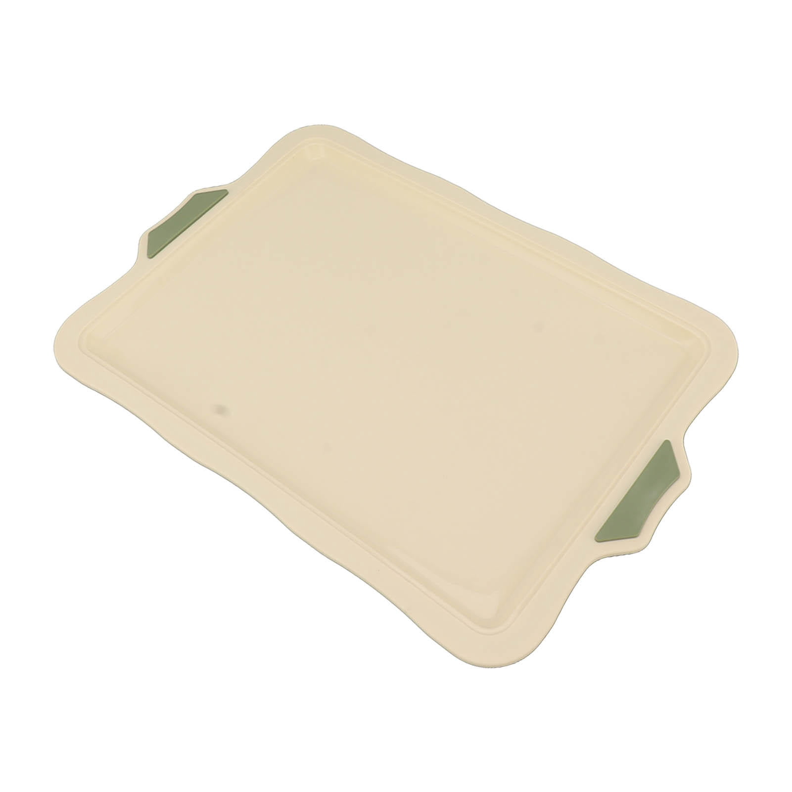 YAHHU Silicone Baking Sheet Pan – Flat Base, Non‑Stick, Heat‑Resistant 16.9" x 11" Cookie & Cake Tray for Home Baking