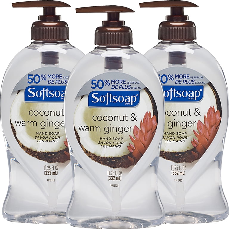softsoap coconut & warm ginger hand soap