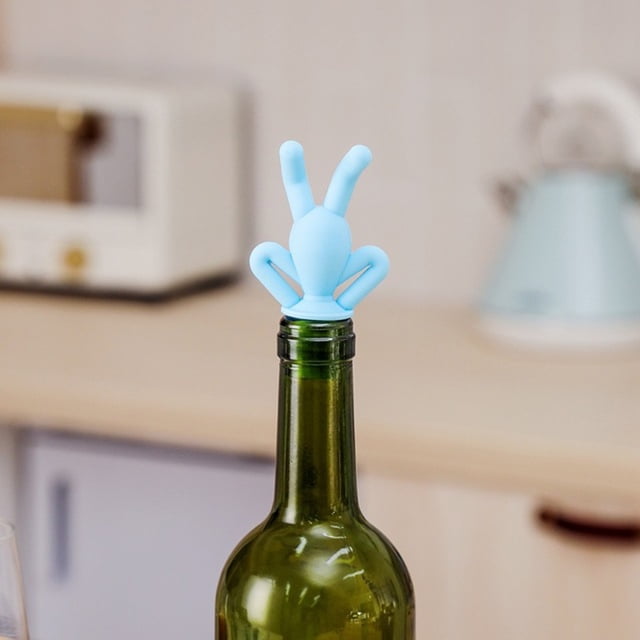 TIMIFIS Women Top Gourd Shape Wine Bottle Stopper Creative Sealing Fresh-Keeping Bottle C Kitchen Gadgets