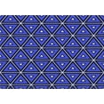thumbnail image 1 of Ahgly Company Indoor Rectangle Patterned Midnight Blue Area Rugs, 7' x 9', 1 of 6