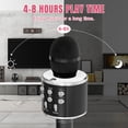 thumbnail image 2 of PayUSD Wireless Microphone for Kids Bluetooth Karaoke Microphone for adults 5-in-1 Portable Handheld Mic Speaker Birthday Christmas Gifts Toys for Girls Boys Adults All Age, Black, 2 of 9