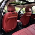 thumbnail image 3 of DINHEAROM Nylon Red Car Headrest Grab Handle for Pregnant Women 2Pcs 15.6X1.2X0.4In, 3 of 6