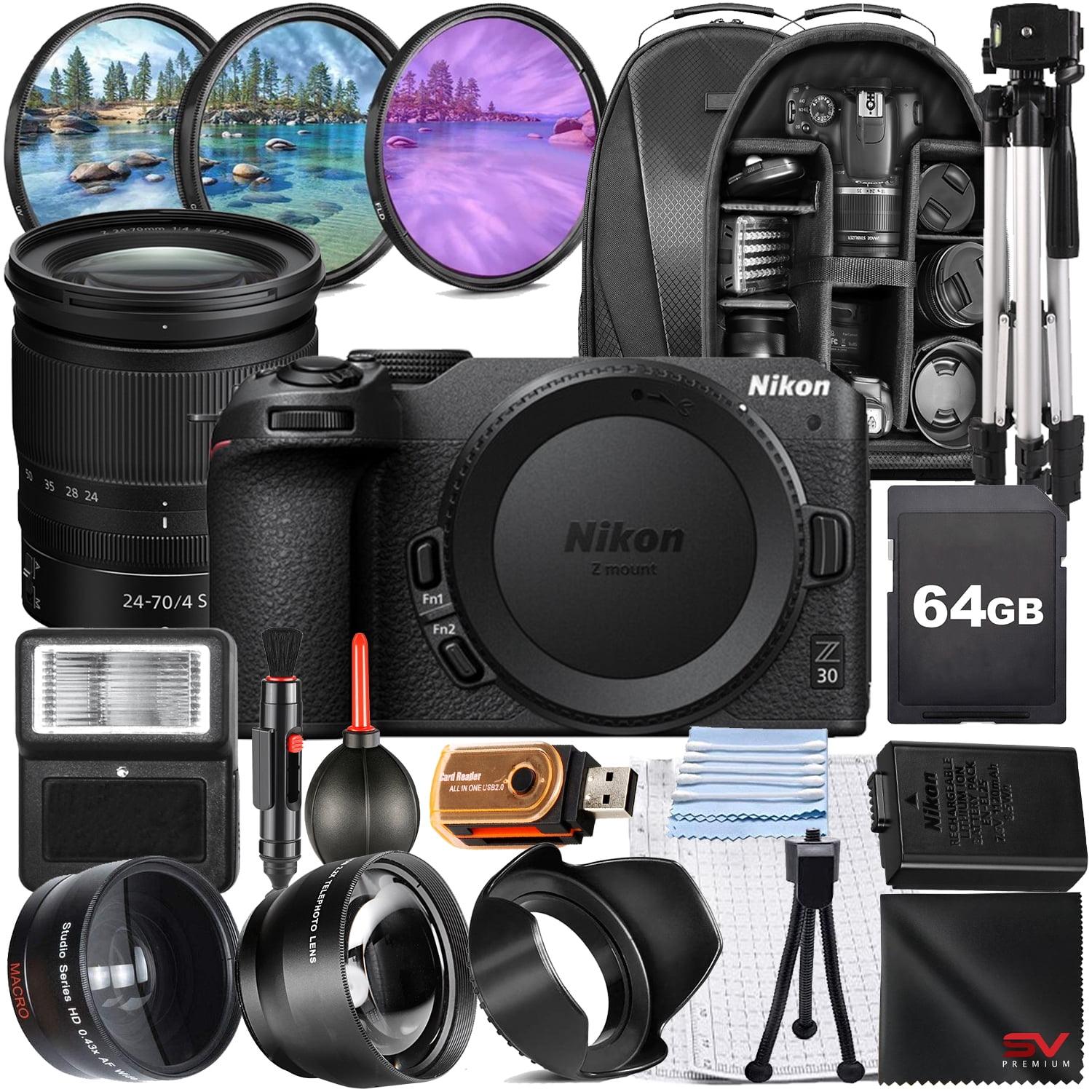 Nikon Z50 Compact Mirrorless Camera Body, 20.9MP DX CMOS Sensor