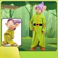thumbnail image 4 of Disfraz de Dopey para niños, traje de dibujos animados de Disney, Blancanieves y los siete enanitos, Cosplay de Dopey, sombrero, regalo de Halloween, 4 of 5