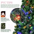 thumbnail image 3 of Pinovk 6FT PVC Christmas Tree with 280 WiFi Music Sync LED Lights – App Control, 917 Tips, Hinged Branches, Dual-Color Effects, Metal Stand, 3 of 11