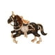 thumbnail image 2 of Colgante de llavero de aleación, con temática de caballos y detalles de pedrería, accesorios duraderos para regalos y decoraciones, perfecto para cumpleaños y festivales, negro, blanco, rojo, 2 of 6