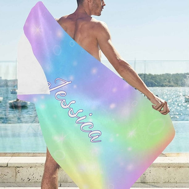 Monogrammed pool online towels