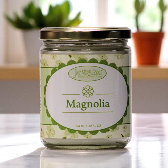 Magnolia Salsa Jar Candle 12 oz -Just Makes Scents Candles & Gifts