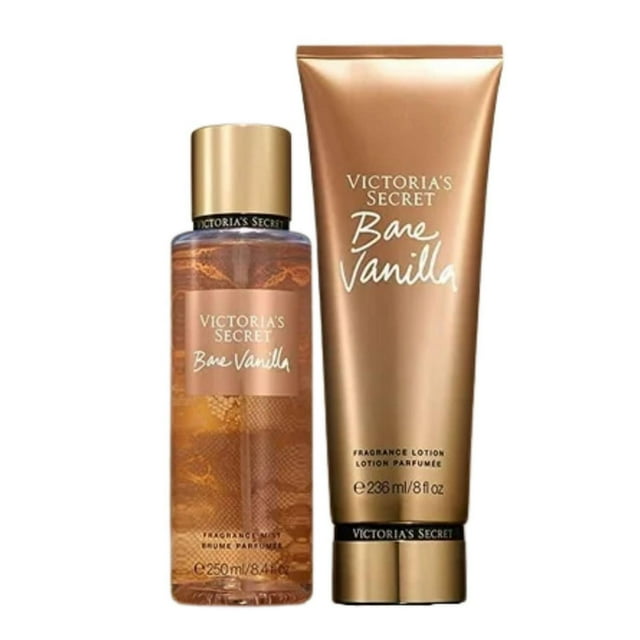 Body Lotion 236 ml + Body Mist 250 ml Bare Vainilla de Victoria's Secret
