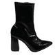 thumbnail image 5 of Botines De Tacón Con Punta Picuda Manhattan Grace Alley Charol Negro, 5 of 5